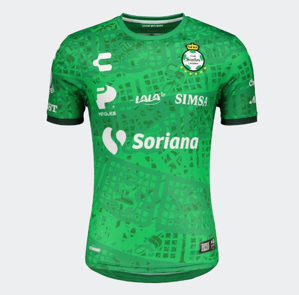 Santos Laguna Green Día De Muertos Special Version Soccer Jersey Shirt 2020/21